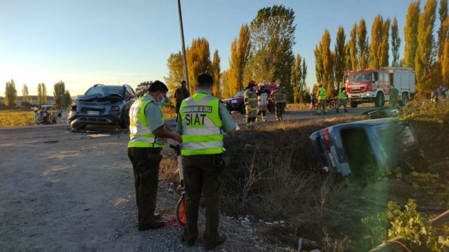 Investigan accidente que dejó un fallecido entre Quillón y Cabrero