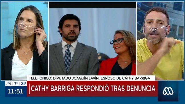 El tenso cruce en vivo de Neme y diputado Lavín por denuncia contra Cathy Barriga