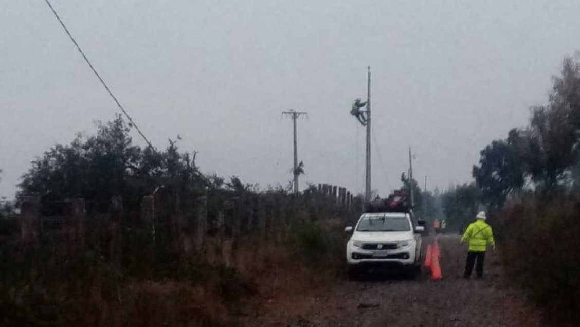 Frontel presentó querella por robo de cables que dejó sin luz a 34 familias de El Carmen