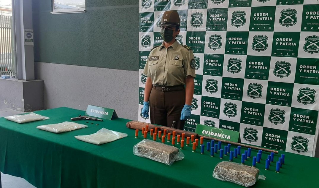 OS7 de Ñuble incautó cinco kilos de drogas y detuvo a ocho personas en distintos operativos