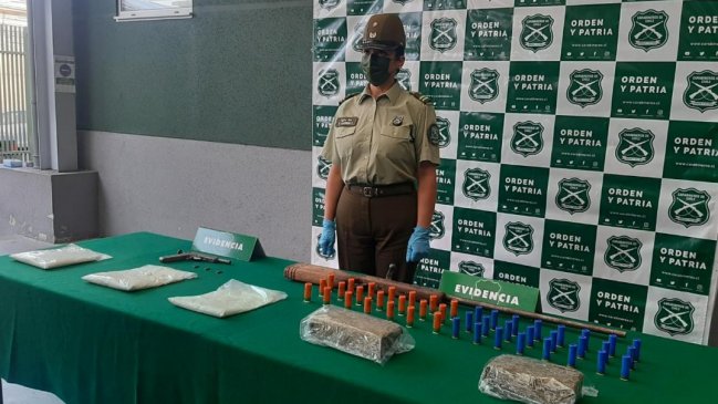 OS7 de Ñuble incautó cinco kilos de drogas y detuvo a ocho personas en distintos operativos