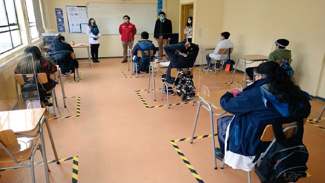 Cuarenta colegios volvieron a clases presenciales antes del desconfinamiento del Gran Concepción