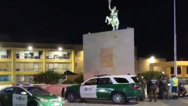 Carabineros impidió que hombre se quemara a lo bonzo en Antofagasta