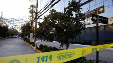  Labocar realiza peritajes tras explosión de bomba de ruido en Providencia 
