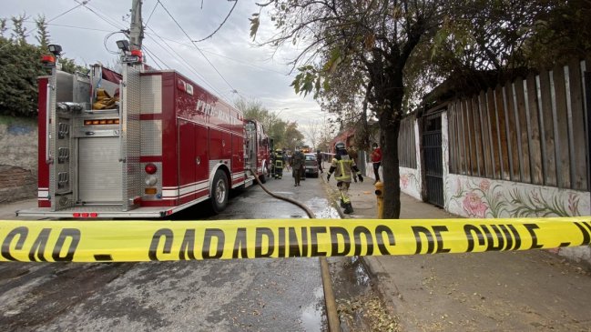 Incendio en Puente Alto: Niña de tres años murió y hermana de 11 está en riesgo vital