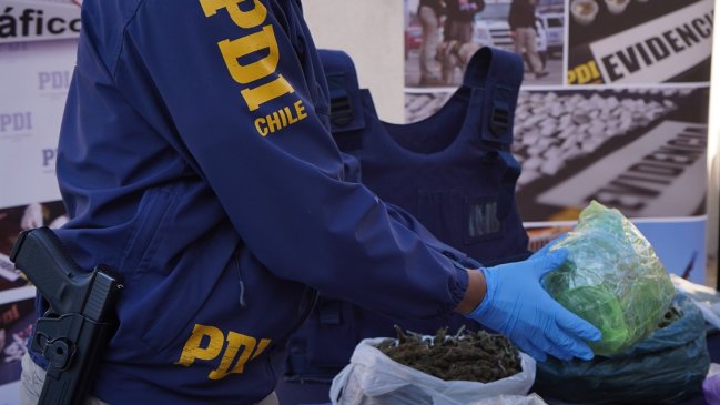 Cinco detenidos dejó redada antidrogas en Andacollo