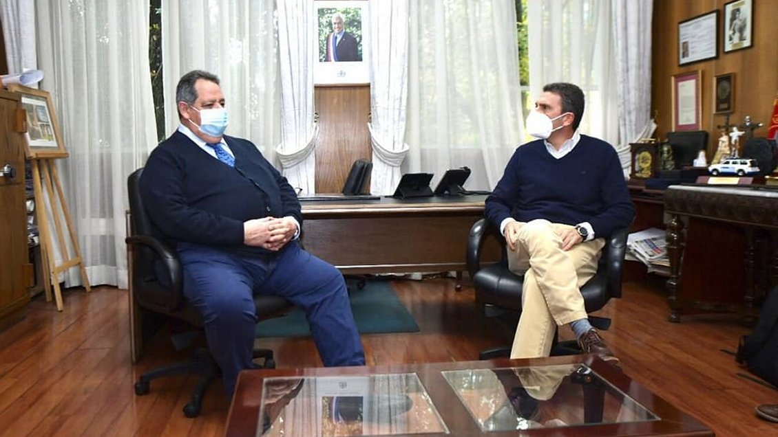 Alcalde saliente de Chillán se reunió con su sucesor: 