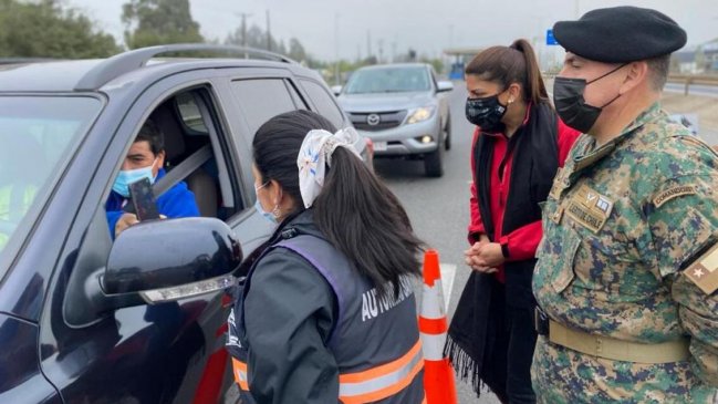 Más de 330 vehículos han sido devueltos en cordones sanitarios de La Araucanía