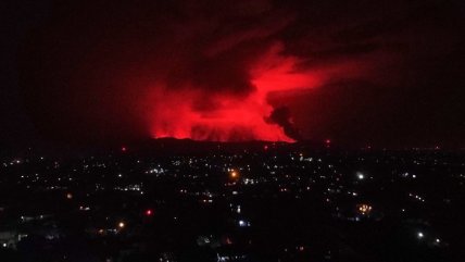  Volcán Nyiragongo entró en erupción en el Congo: Habitantes fueron evacuados  