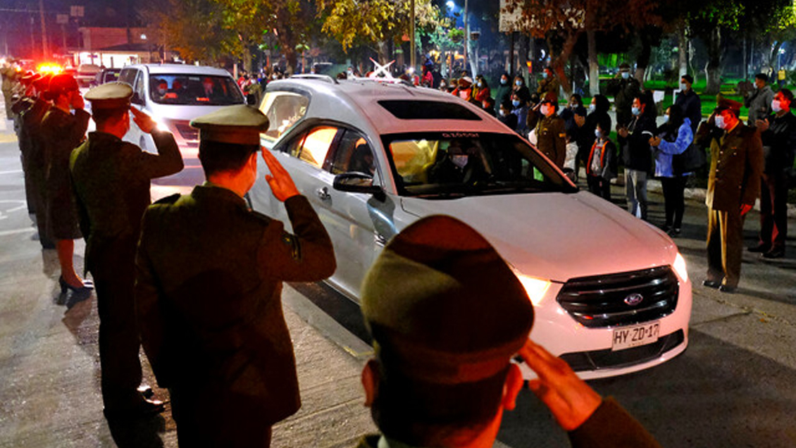 Sargento baleado en Collipulli está siendo velado en Quillón