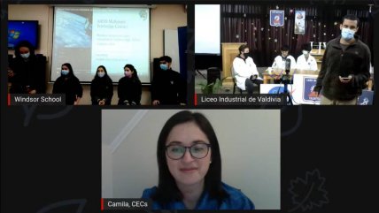   Estudiantes de Los Ríos conversaron en vivo con astronauta en la EEI 