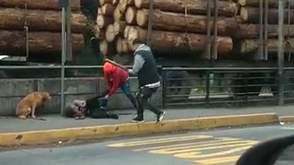 Hombre recibió una paliza tras presunta agresión a una mujer