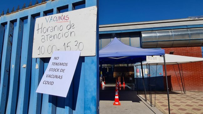 Desabastecimiento parcial de vacunas contra el Covid-19 se vivió este jueves en comunas de O'Higgins