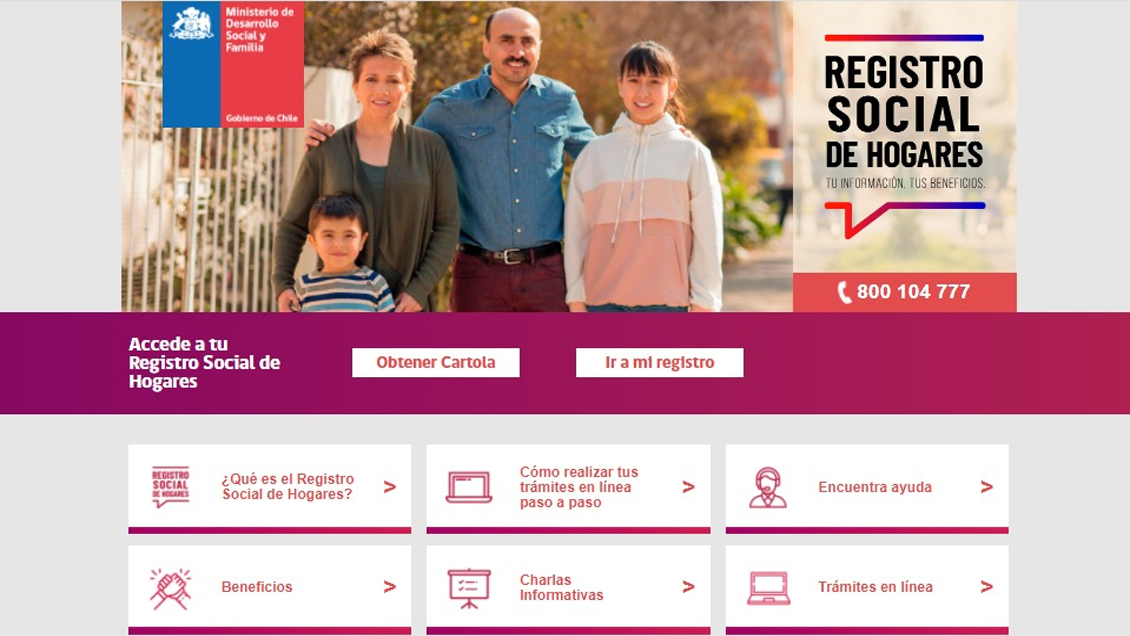 Cómo inscribirse en el Registro Social de Hogares para recibir las ayudas estatales