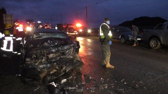 Paciente Covid-19 rompió su cuarentena y en estado de ebriedad provocó choque múltiple en Coyhaique