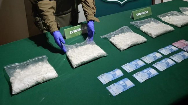 Detienen en Lautaro a sujeto que trasladaba cerca de seis kilos de droga desde Santiago