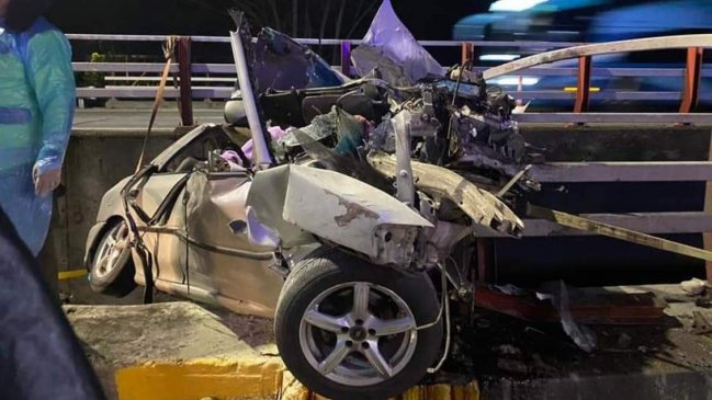 Una persona fallecida tras violento accidente de tránsito en San Javier