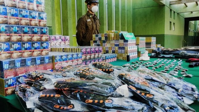 Carabineros detuvo a tres personas por robo de cigarrillos en La Serena