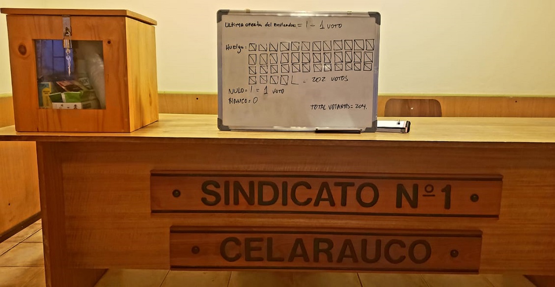 Sindicato de trabajadores de Arauco Constitución irá a huelga por mejoras salariales