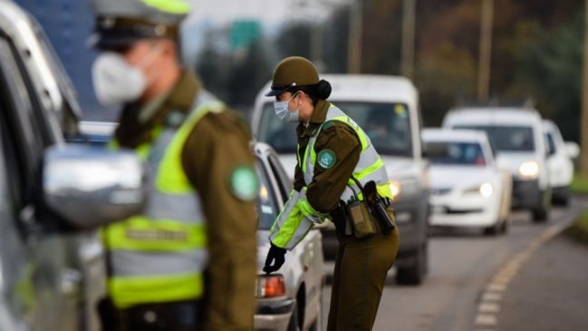 Tres detenidos imputados por porte de droga en control carretero en Labranza