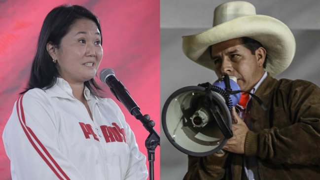 Fujimori aún lidera el recuento en Perú, pero Castillo estrecha el margen