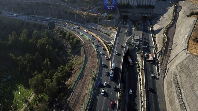 Túnel San Cristóbal tendrá cierres nocturnos durante 1 mes