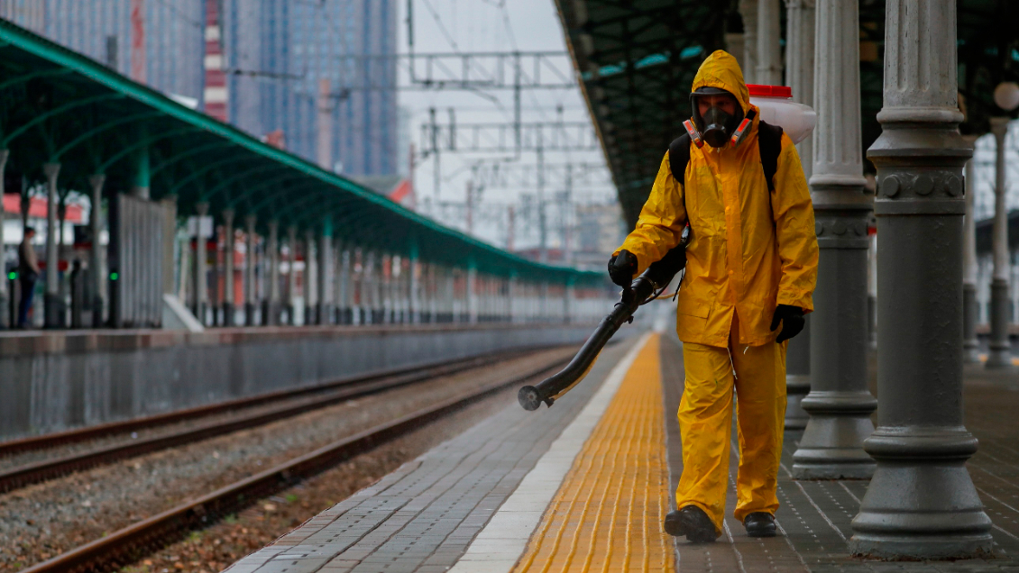 Moscú decretó una semana de vacaciones para evitar el alza de casos de Covid-19