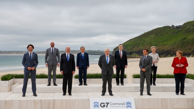 El G7 acuerda la donación de mil millones de vacunas a países pobres