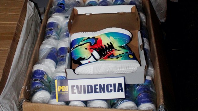 Seis mil pares de zapatillas falsificadas fueron decomisados en La Serena