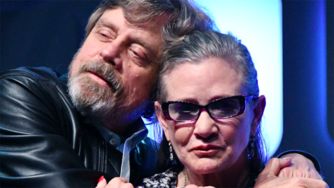 Carrie Fisher tendrá finalmente su estrella en Hollywood y Mark Hamill le dio la bienvenida a su 