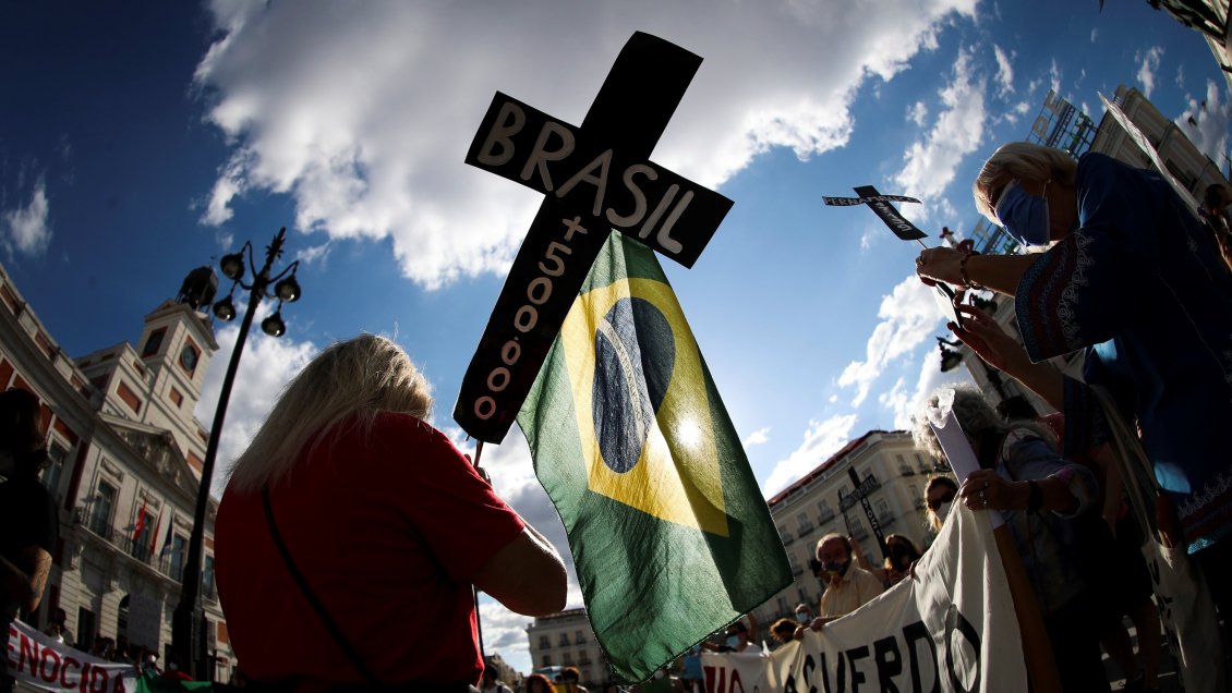 Brasil superó el medio millón de muertes por Covid-19