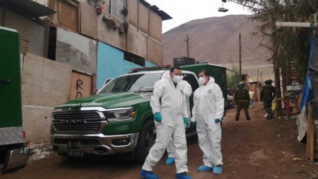 Carabineros investiga homicidio en toma de Iquique: Victimario confesó el crimen