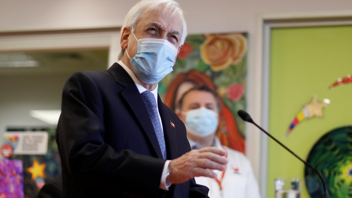 Presidente Piñera llamó a la responsabilidad a los dos millones de rezagados en proceso de vacunación