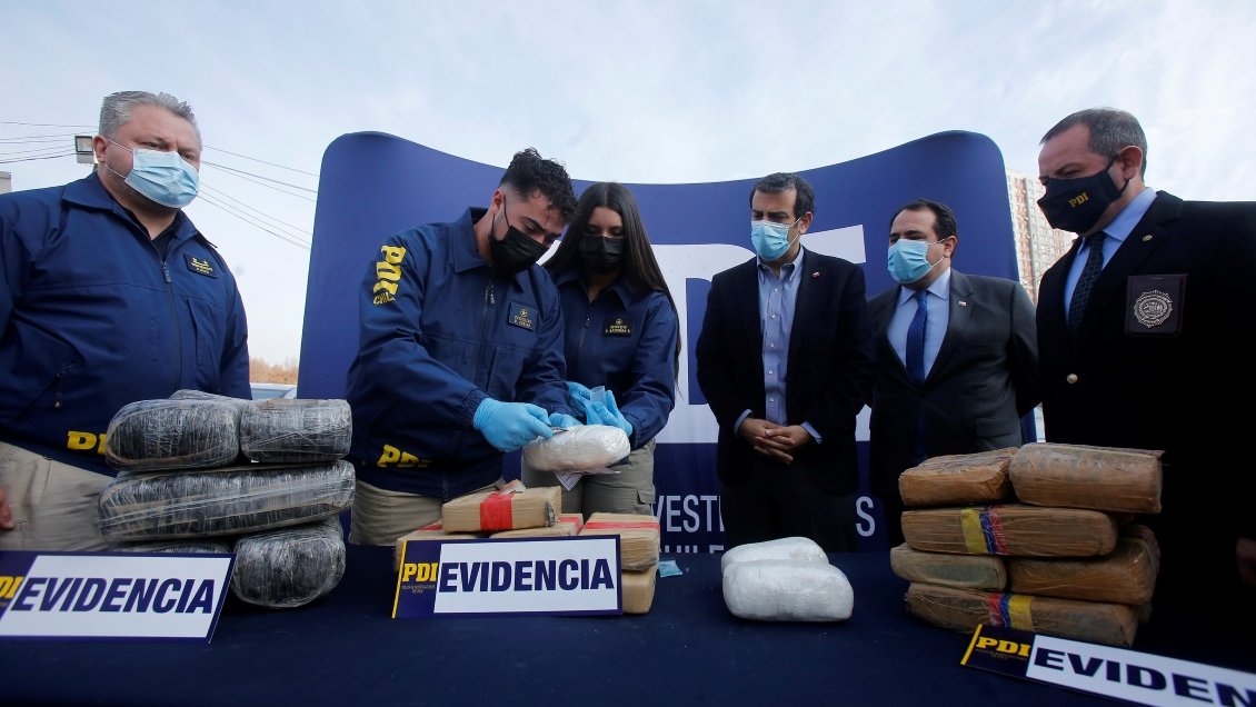 PDI realizó millonario decomiso de droga que se comercializaba en la Región Metropolitana