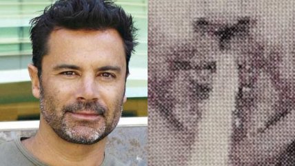   Mujer sacó aplausos por bordado de Felipe Camiroaga: Lo comenzó antes de su muerte 