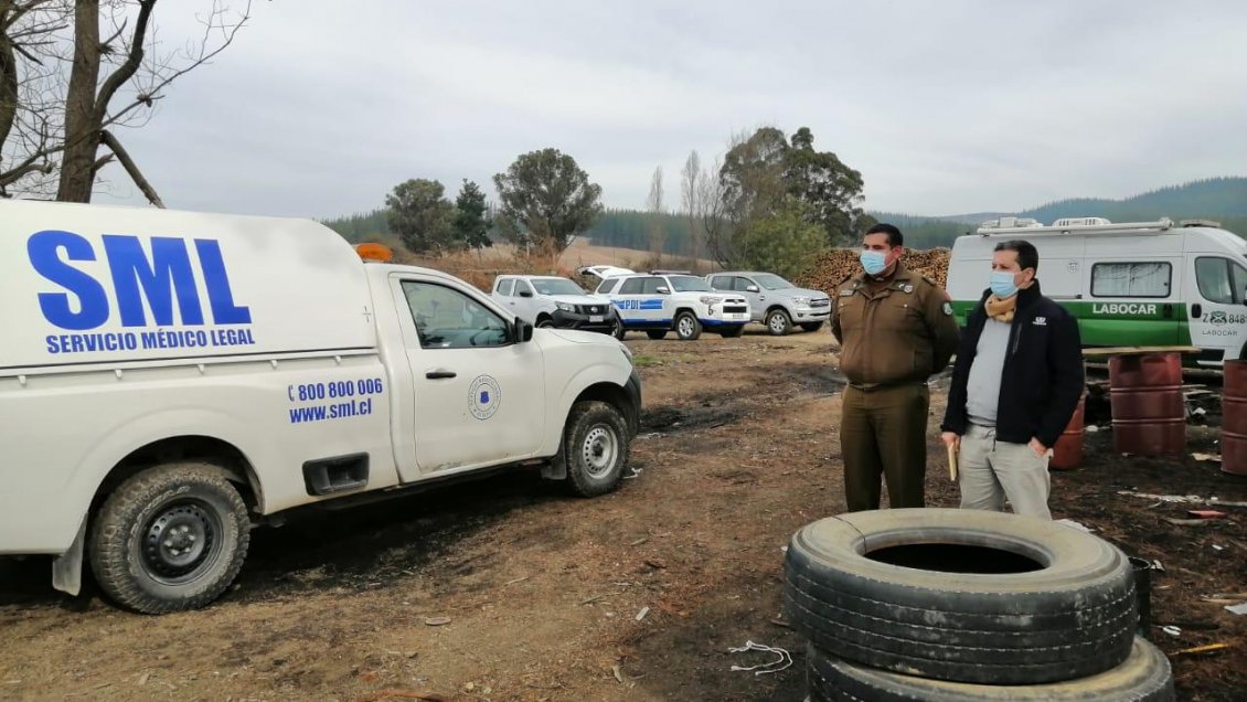 Incendio en vivienda deja una persona fallecida en Marchigüe