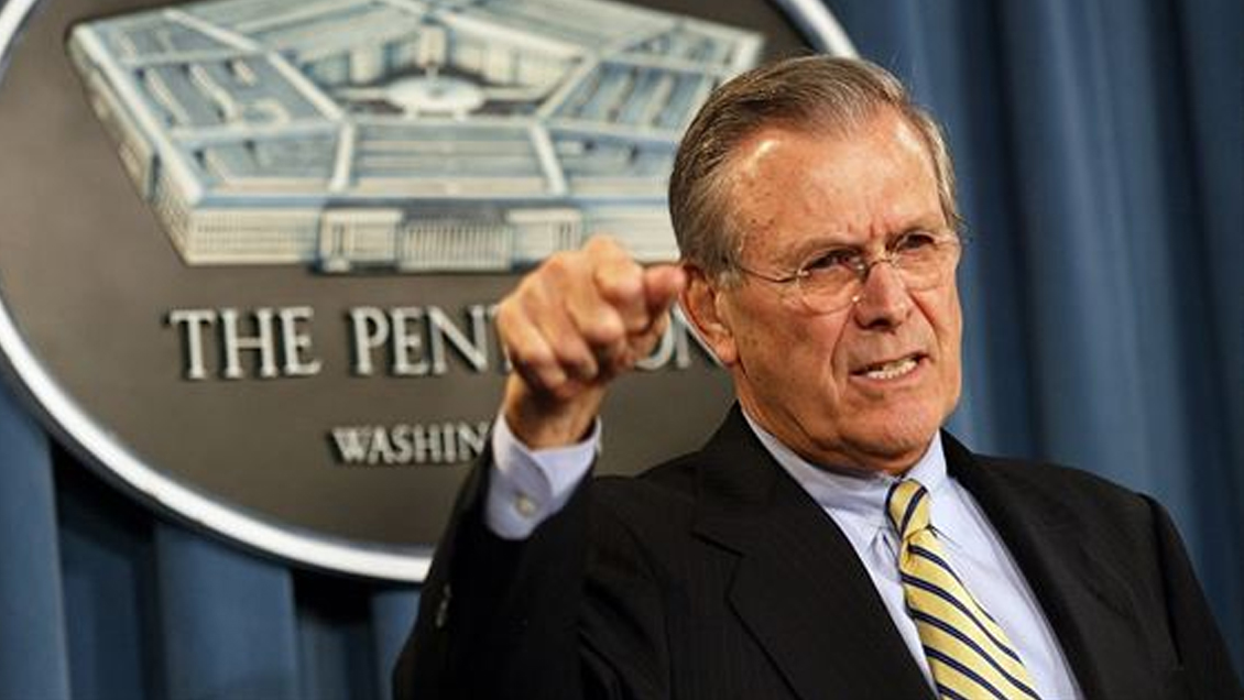A los 88 años murió Donald Rumsfeld, el polémico 
