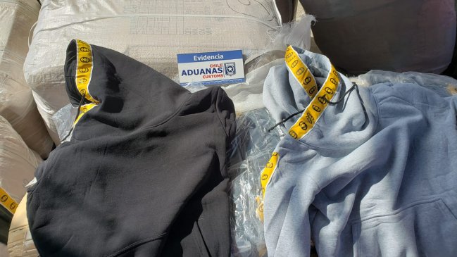 Aduana de Iquique confiscó ropa falsificada en la Zona Franca