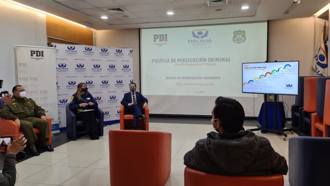 Fiscalía de O'Higgins realiza positivo balance tras primer semestre de intervenciones barriales
