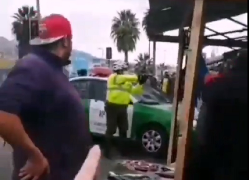 Carabineros fueron agredidos en Coquimbo por pescadores artesanales