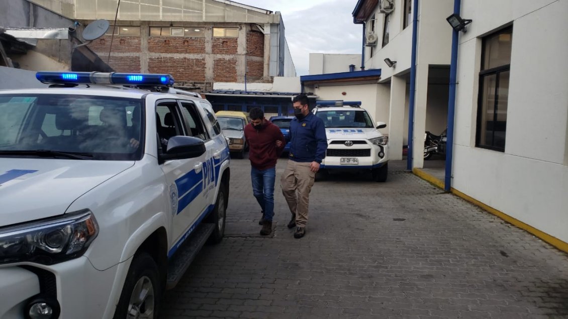 PDI detuvo a sospechoso de asalto que terminó herido a bala en Talca