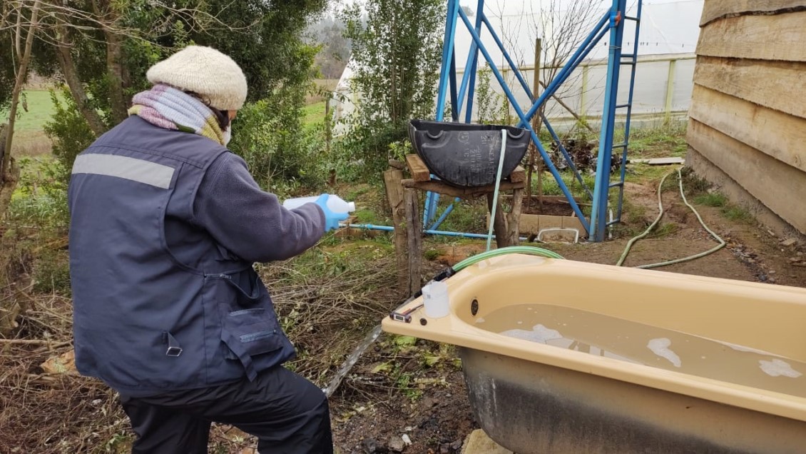 Con arsénico: 29 familias de Santa Juana sufren falta de agua por contaminación de su pozo