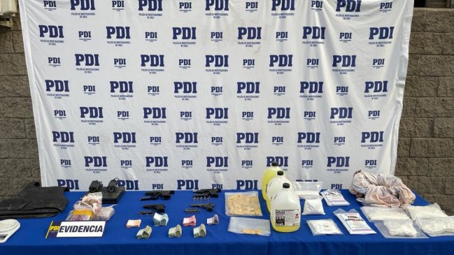 Desarticulan banda que se dedicaba a internar droga de alta pureza a la Región de O'Higgins