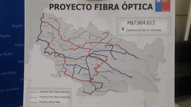Fibra óptica: Aprueban proyecto para conectar a 161 mil hogares de Ñuble