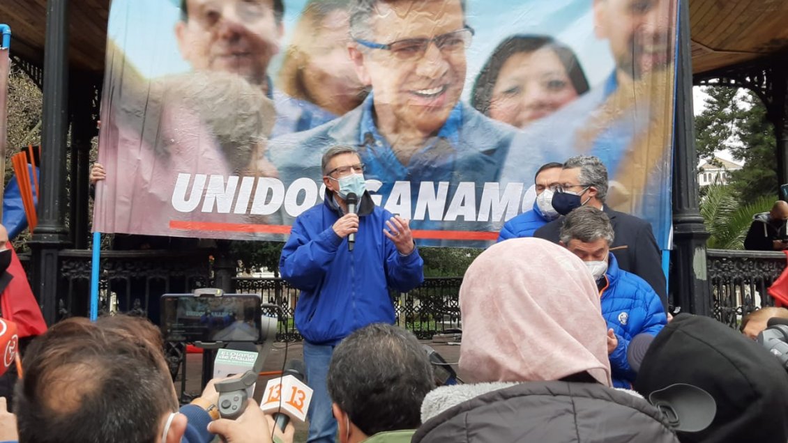 Joaquín Lavín en Talca: Chile no quiere comunismo, mi rival es Jadue