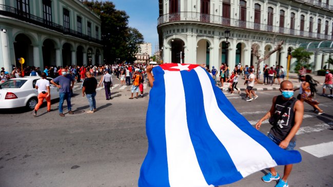  Presidente cubano acusó que las protestas buscan 