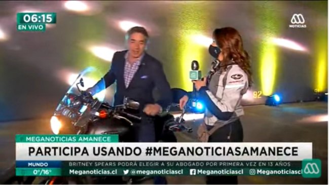 Repenning sufrió chascarro en vivo: 