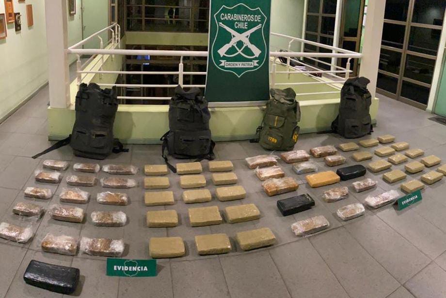 Carabineros de Tocopilla incautó más de 163 kilos de droga en dos procedimientos