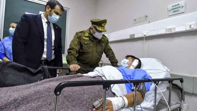 Carabinero baleado en Carahue será intervenido en Santiago por lesión ocular