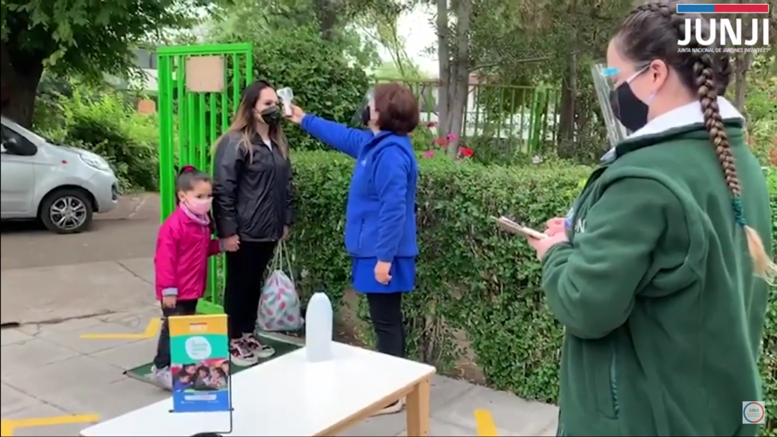 Junji garantizó el retorno seguro a sus jardines infantiles